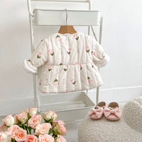 Load image into Gallery viewer, Baby Kid Girls Winter Flower Animals Print Jackets Outwears Wholesale 240913205
