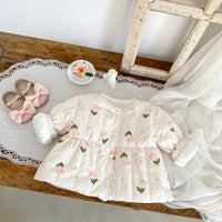 Load image into Gallery viewer, Baby Kid Girls Winter Flower Animals Print Jackets Outwears Wholesale 240913205
