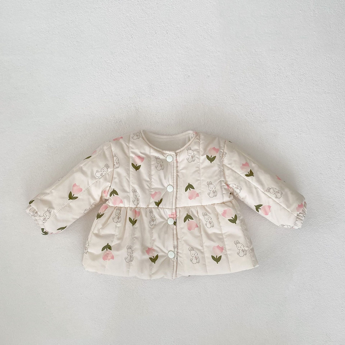 Baby Kid Girls Winter Flower Animals Print Jackets Outwears Wholesale 240913205