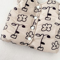 Load image into Gallery viewer, Baby Kid Girls Flower Print Vests Waistcoats Wholesale 240913206
