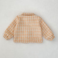 Load image into Gallery viewer, Baby Kid Girls Checked Jackets Outwears Wholesale 240913209
