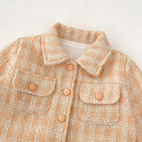 Load image into Gallery viewer, Baby Kid Girls Checked Jackets Outwears Wholesale 240913209

