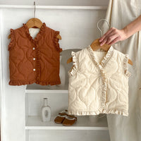 Load image into Gallery viewer, Baby Kid Girls Solid Color Vests Waistcoats Wholesale 240913221
