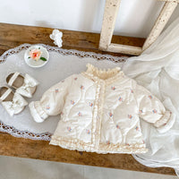 Load image into Gallery viewer, Baby Kid Girls Flower Print Jackets Outwears Wholesale 240913222
