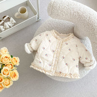 Load image into Gallery viewer, Baby Kid Girls Flower Print Jackets Outwears Wholesale 240913222
