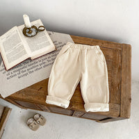 Load image into Gallery viewer, Baby Kid Girls Boys Solid Color Pants Wholesale 240913236
