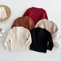 Load image into Gallery viewer, Baby Kid Unisex Solid Color Sweaters Wholesale 24091327
