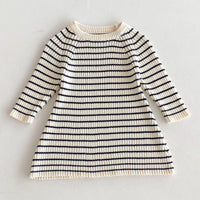 Load image into Gallery viewer, Baby Kid Girls Striped Dresses Wholesale 24091329
