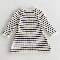 Load image into Gallery viewer, Baby Kid Girls Striped Dresses Wholesale 24091329
