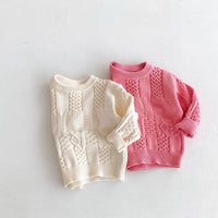 Load image into Gallery viewer, Baby Kid Girls Boys Solid Color Sweaters Wholesale 24091333
