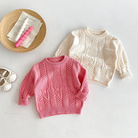 Load image into Gallery viewer, Baby Kid Girls Boys Solid Color Sweaters Wholesale 24091333
