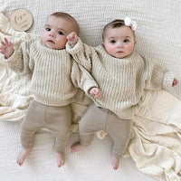 Load image into Gallery viewer, Baby Kid Girls Boys Solid Color Sweaters Wholesale 24091334

