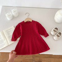 Load image into Gallery viewer, Baby Kid Girls Solid Color Dresses Wholesale 24091336
