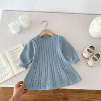 Load image into Gallery viewer, Baby Kid Girls Solid Color Dresses Wholesale 24091336
