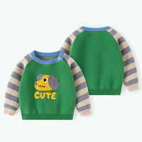Load image into Gallery viewer, Baby Kid Boys Striped Color-blocking Animals Sweaters Wholesale 24091343
