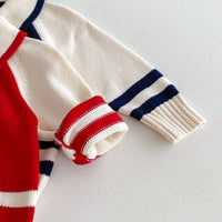 Load image into Gallery viewer, Baby Kid Girls Boys Color-blocking Embroidered Cardigan Wholesale 24091344
