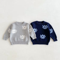 Load image into Gallery viewer, Baby Kid Boys Flower Print Sweaters Wholesale 24091351
