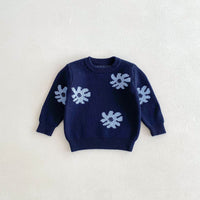 Load image into Gallery viewer, Baby Kid Boys Flower Print Sweaters Wholesale 24091351
