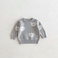 Load image into Gallery viewer, Baby Kid Boys Flower Print Sweaters Wholesale 24091351
