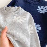 Load image into Gallery viewer, Baby Kid Boys Flower Print Sweaters Wholesale 24091351
