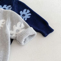 Load image into Gallery viewer, Baby Kid Boys Flower Print Sweaters Wholesale 24091351
