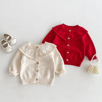 Load image into Gallery viewer, Baby Kid Girls Solid Color Cardigan Wholesale 24091352
