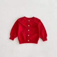 Load image into Gallery viewer, Baby Kid Girls Solid Color Cardigan Wholesale 24091352
