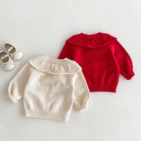 Load image into Gallery viewer, Baby Kid Girls Solid Color Cardigan Wholesale 24091352
