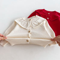 Load image into Gallery viewer, Baby Kid Girls Solid Color Cardigan Wholesale 24091352
