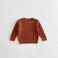 Load image into Gallery viewer, Baby Kid Girls Boys Solid Color Sweaters Wholesale 24091353
