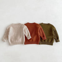 Load image into Gallery viewer, Baby Kid Girls Boys Solid Color Sweaters Wholesale 24091353
