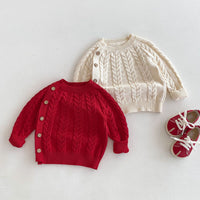 Load image into Gallery viewer, Baby Kid Girls Solid Color Cardigan Wholesale 24091355
