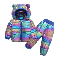 Load image into Gallery viewer, 2 Pieces Set Baby Kid Girls Boys Color-blocking Jackets Outwears And Pants Wholesale 24091356
