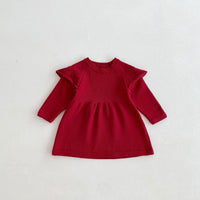 Load image into Gallery viewer, Baby Kid Girls Solid Color Dresses Wholesale 24091359
