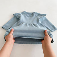 Load image into Gallery viewer, Baby Kid Girls Solid Color Dresses Wholesale 24091359
