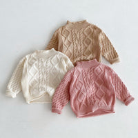Load image into Gallery viewer, Baby Kid Girls Boys Solid Color Sweaters Wholesale 24091360
