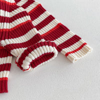 Load image into Gallery viewer, Baby Kid Girls Striped Color-blocking Sweaters Wholesale 24091361
