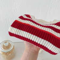 Load image into Gallery viewer, Baby Kid Girls Striped Color-blocking Sweaters Wholesale 24091361
