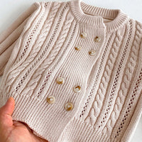 Load image into Gallery viewer, Baby Kid Girls Boys Solid Color Cardigan Wholesale 24091362
