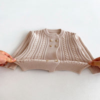 Load image into Gallery viewer, Baby Kid Girls Boys Solid Color Cardigan Wholesale 24091362
