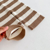 Load image into Gallery viewer, Baby Kid Girls Striped Color-blocking Tops And Pants Wholesale 24091363
