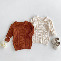 Load image into Gallery viewer, Baby Kid Girls Solid Color Sweaters Wholesale 24091364
