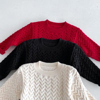 Load image into Gallery viewer, Baby Kid Girls Solid Color Crochet Dresses Wholesale 24091366
