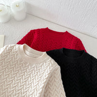 Load image into Gallery viewer, Baby Kid Girls Solid Color Crochet Dresses Wholesale 24091366
