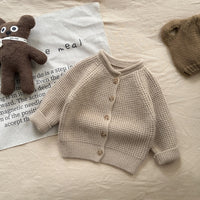 Load image into Gallery viewer, Baby Kid Girls Boys Solid Color Cardigan Wholesale 24091374
