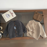 Load image into Gallery viewer, Baby Kid Girls Boys Solid Color Cardigan Wholesale 24091374

