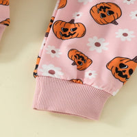 Load image into Gallery viewer, 2 Pieces Set Baby Kid Girls Boys Halloween Flower Tops And Pants Wholesale 24092601
