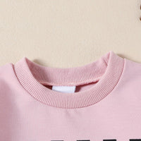 Load image into Gallery viewer, 2 Pieces Set Baby Kid Girls Checked Tops And Solid Color Pants Wholesale 24092611
