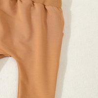 Load image into Gallery viewer, 2 Pieces Set Baby Kid Girls Boys Letters Tops And Solid Color Pants Wholesale 24092613
