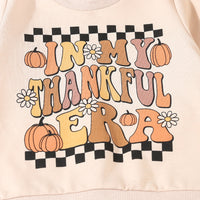 Load image into Gallery viewer, 2 Pieces Set Baby Kid Girls Halloween Letters Flower Tops And Solid Color Pants Wholesale 24092614
